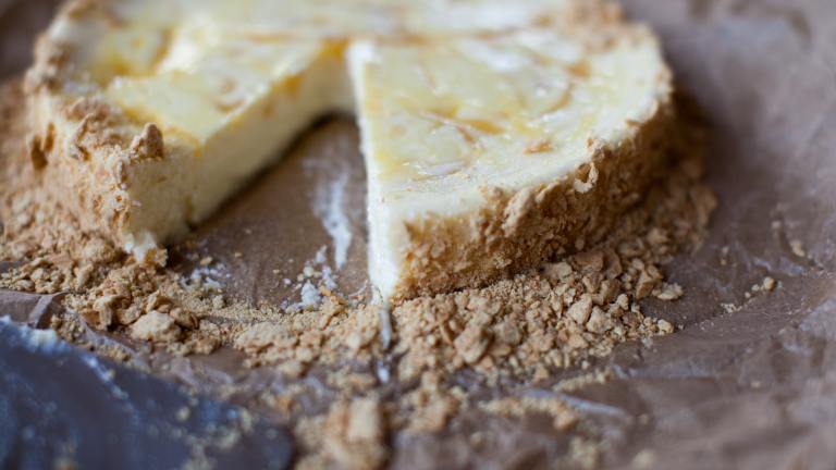 Easy Lemon Marble Cheesecake Created by Genius Kitchen