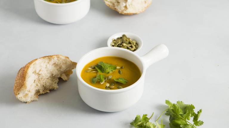 Instant Pot Curry Ginger Squash Soup Created by Billy Green