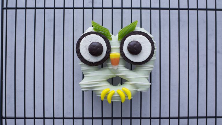 Spooky Pretzel Owls created by Food.com