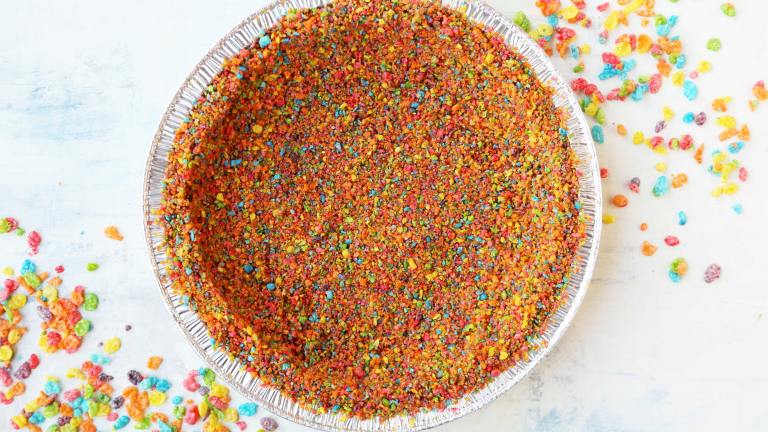 Fruit Pebbles No-Bake Cheesecake Created by Jonathan Melendez 