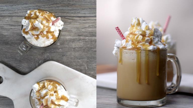 Caramel Frappucino created by Food.com