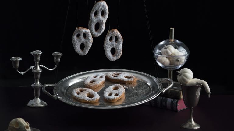 Screaming Ghost Donuts Created by Food.com