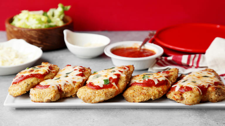 Chicken Parmesan (Low-Carb, Keto) Created by Jonathan Melendez 