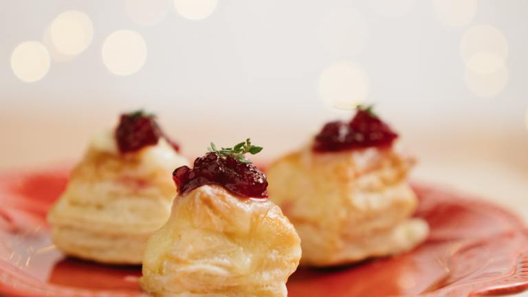 Cranberry and Brie Bites Created by Food.com