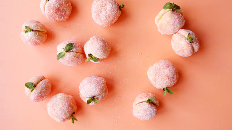Cream-Filled Peach Cookies created by Jonathan Melendez 