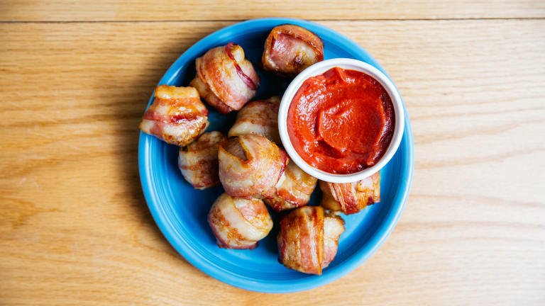 3-Ingredient Bacon Bites Created by Food.com
