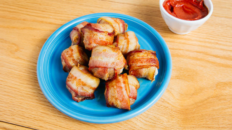 3-Ingredient Bacon Bites Created by Food.com