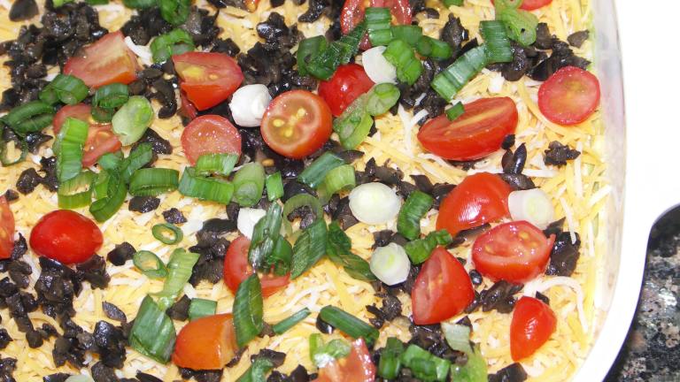 Layered Taco Dip Created by Juenessa