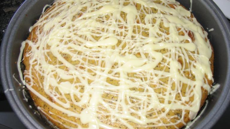 White Chocolate and Orange Poppy Seed Cake created by Food Snob in Israel