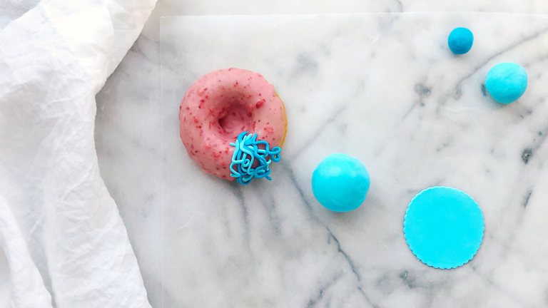 Peanut Butter & Jellyfish Doughnuts Created by luxeandthelady