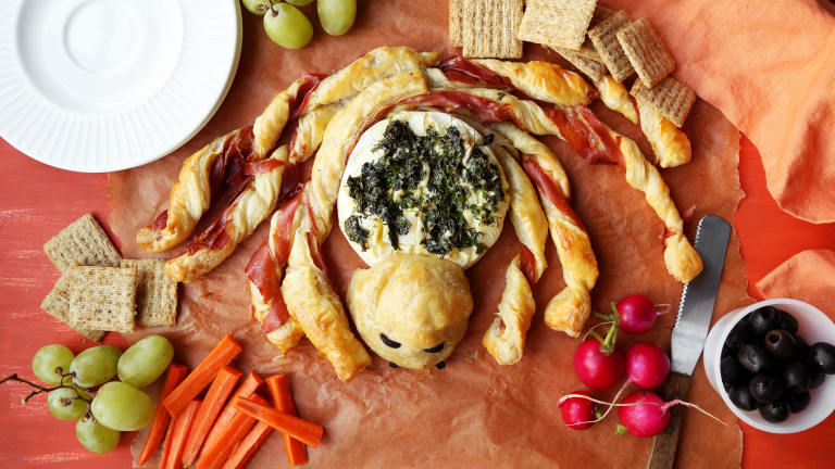 Garlic Baked Brie Spider Created by Jonathan Melendez 
