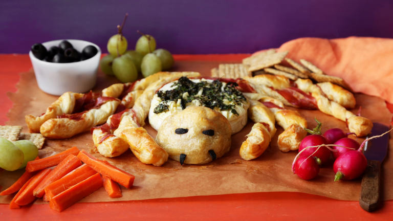 Garlic Baked Brie Spider Created by Jonathan Melendez 