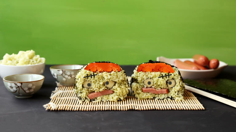 Frankenstein Sushi Created by Jonathan Melendez 