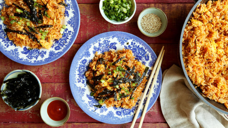 Kimchi Fried Rice Created by Jonathan Melendez 