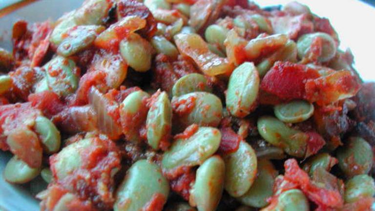 Barbecued Lima Beans Baked Created by Kumquat the Cats fr