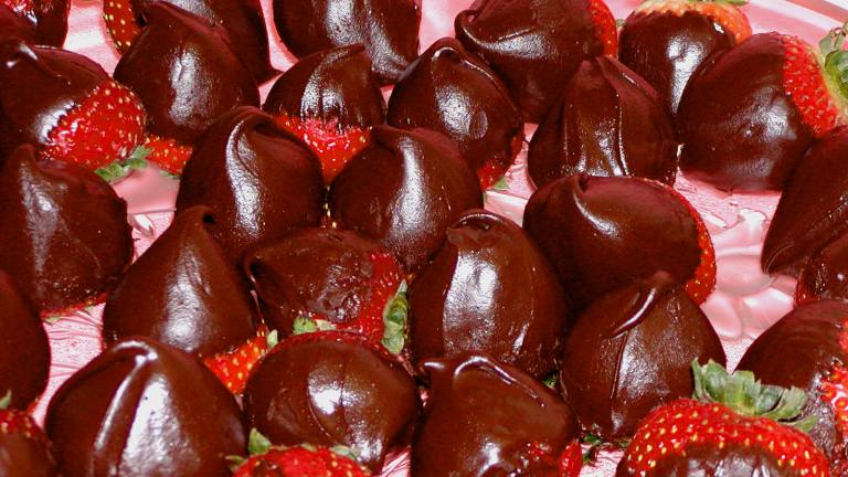 Chocolate Grand Marnier Covered Strawberries created by Rita1652