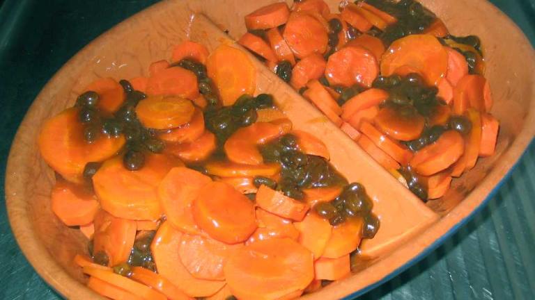 Carrots with Raisin Sauce created by Missy Wombat