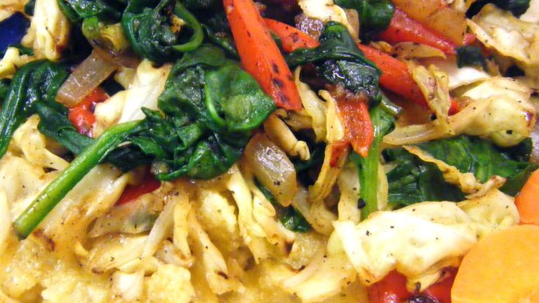 Creamy Polenta With Mixed Greens created by mashed_tatties