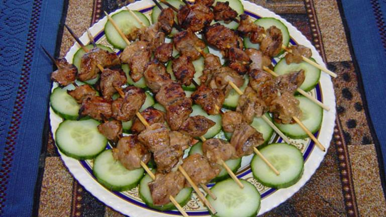 BBQ Kiwifruit Lamb Kebabs Created by A Good Thing