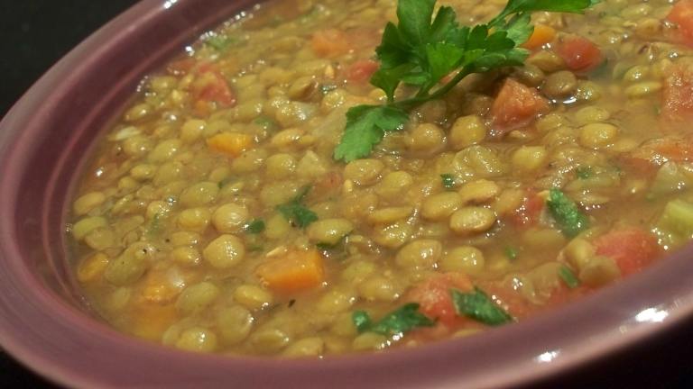 Curried Lentil Soup Created by Parsley