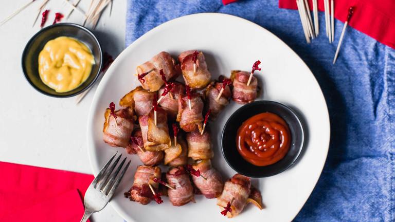 Hot Dog and Bacon Roll-Ups created by Ashley Cuoco