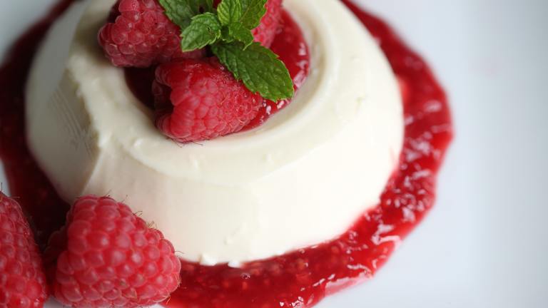 Panna Cotta Created by Swirling F.