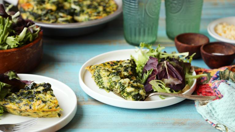 Crustless Spinach Quiche Created by Jonathan Melendez 