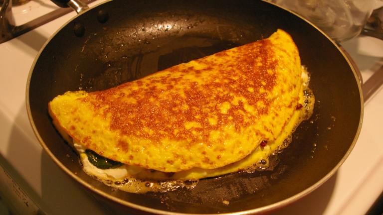 Spinach and Cream Cheese Omelette Created by Sandra62
