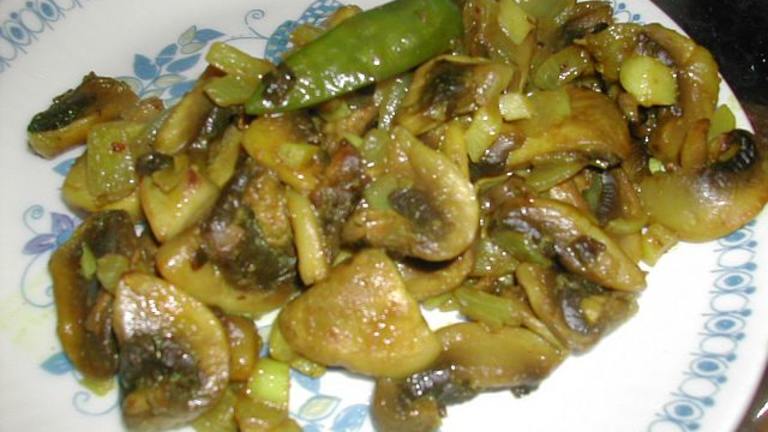 Spicy Mushrooms With Ginger and Chilies created by MarraMamba