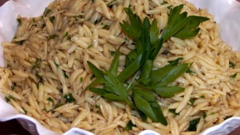 Orzo with Brown Butter and Parsley created by Rita1652
