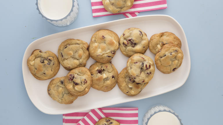White Chocolate and Cranberry Cookies Created by Billy Green