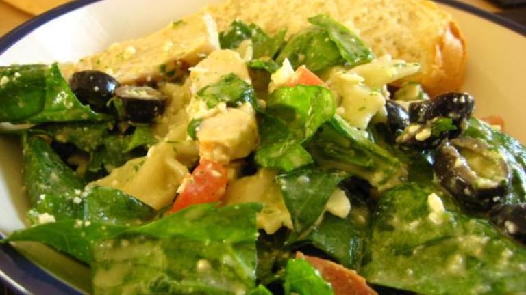 Spinach and Pasta Salad Created by Chef Decadent1