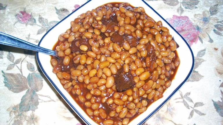 All American Molasses Baked Beans Created by Chef Joey Z.