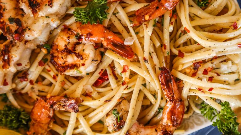Grilled Shrimp Scampi created by Probably This