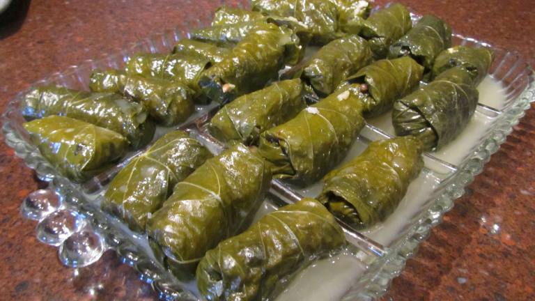 Dolmathes (Stuffed Grape Leaves) Created by Rita1652