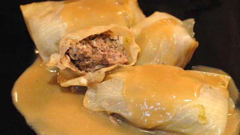 Lahanodolmathes (Greek Cabbage Rolls) Created by Sackville