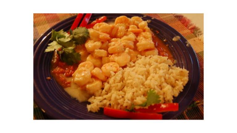 Caribbean Shrimp in Lime Sauce, Flambeed With Rum created by Queen Dragon Mom