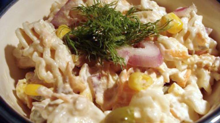 Low-Fat Salmon Pasta Salad Created by KrabKokonas