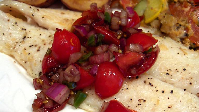 Grilled Catfish with Homemade Salsa Created by Derf2440