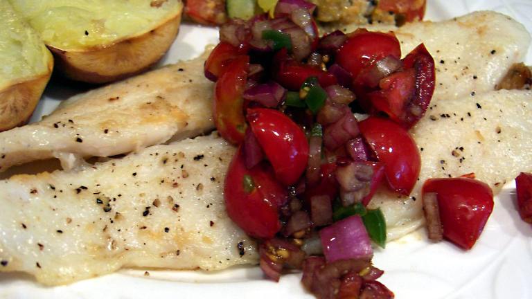 Grilled Catfish with Homemade Salsa Created by Derf2440