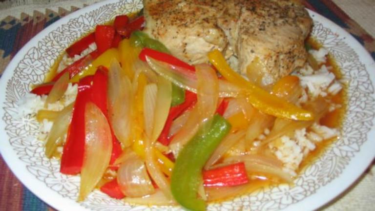 Pork chops and peppers Created by Acoustic