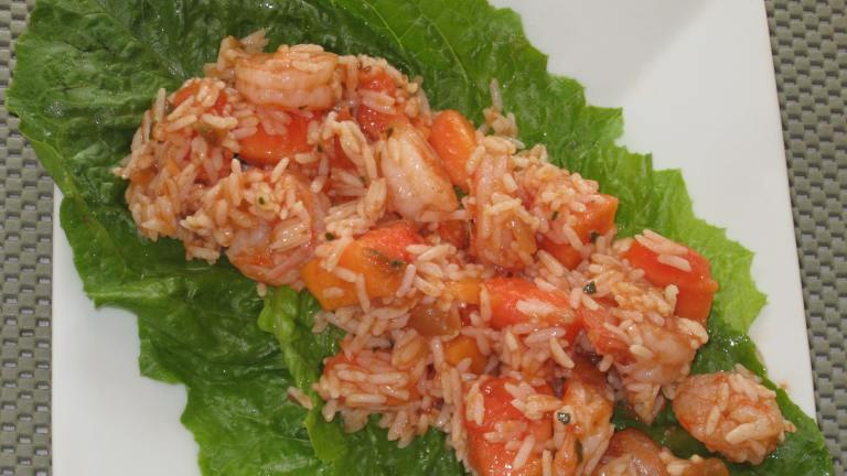 Fire and Ice Salad (Papaya Shrimp Salad) created by FrenchBunny