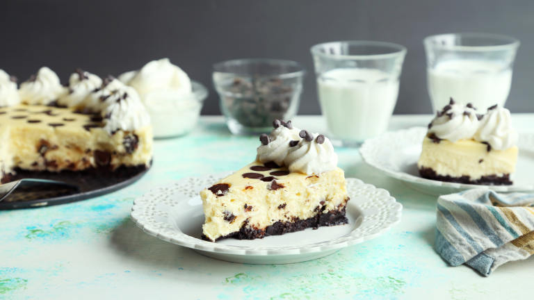 "THE BEST" chocolate chip cheesecake(ever!) Created by Jonathan Melendez 