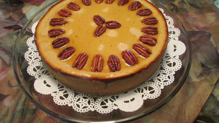 Praline Cheesecake Created by Chef PotPie