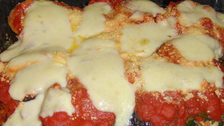 Ev's Eggplant (Aubergine) Parmigiana created by Pie Queen