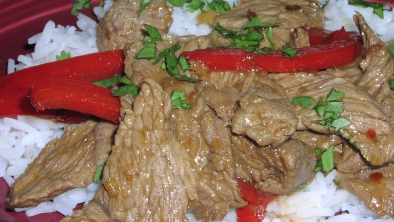 Ginger-Lime Beef Stir-Fry Created by teresas