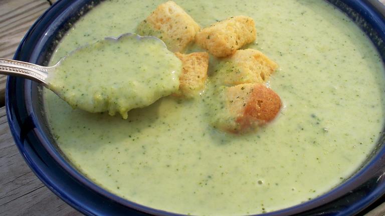Curried Cream of Broccoli Soup Created by Parsley