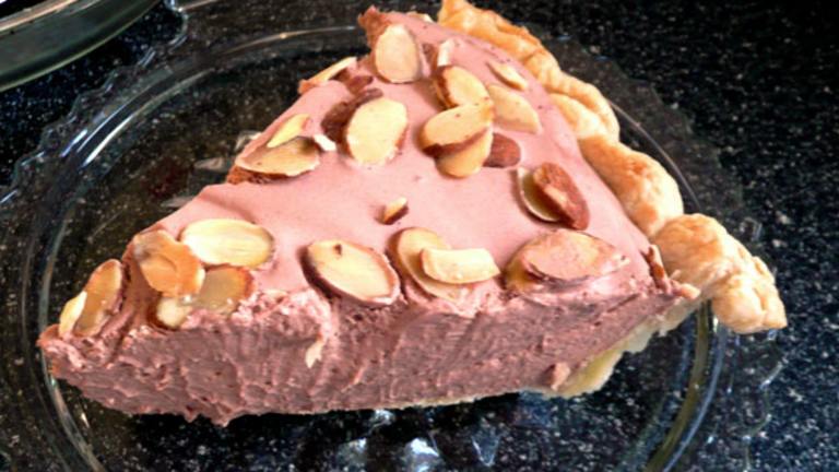 Mounds (Almond Joy) French Silk Pie Created by Outta Here