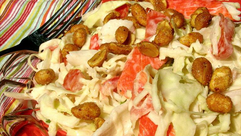 Krabby Crab Coleslaw with Spicy Nuts created by GaylaJ