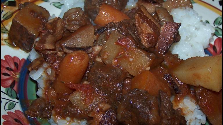 Decadent Crock Pot Beef Stew With Red Wine Created by kzbhansen